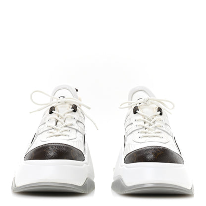 Louis Vuitton Calfskin Monogram Mens LV Archlight 2.0 Platform Sneakers 8.5 White 3 of 8