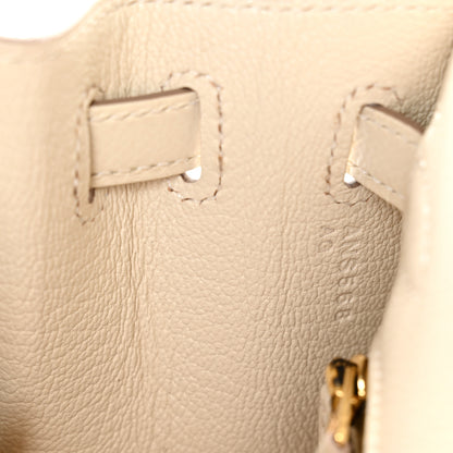 Hermes Epsom Kelly Sellier 25 Craie 7 of 11