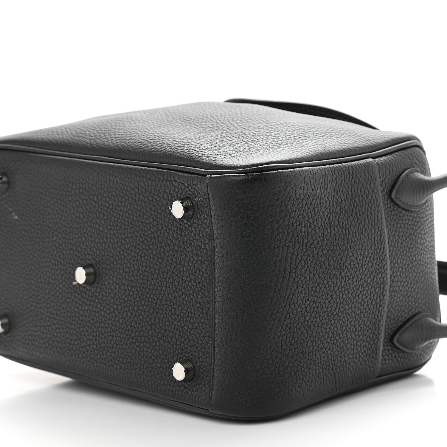 Hermes Taurillon Clemence Matte Niloticus Crocodile Touch Lindy 26 Black 9 of 9