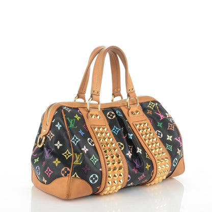 Louis Vuitton Monogram Multicolor Courtney MM Black 3 of 6