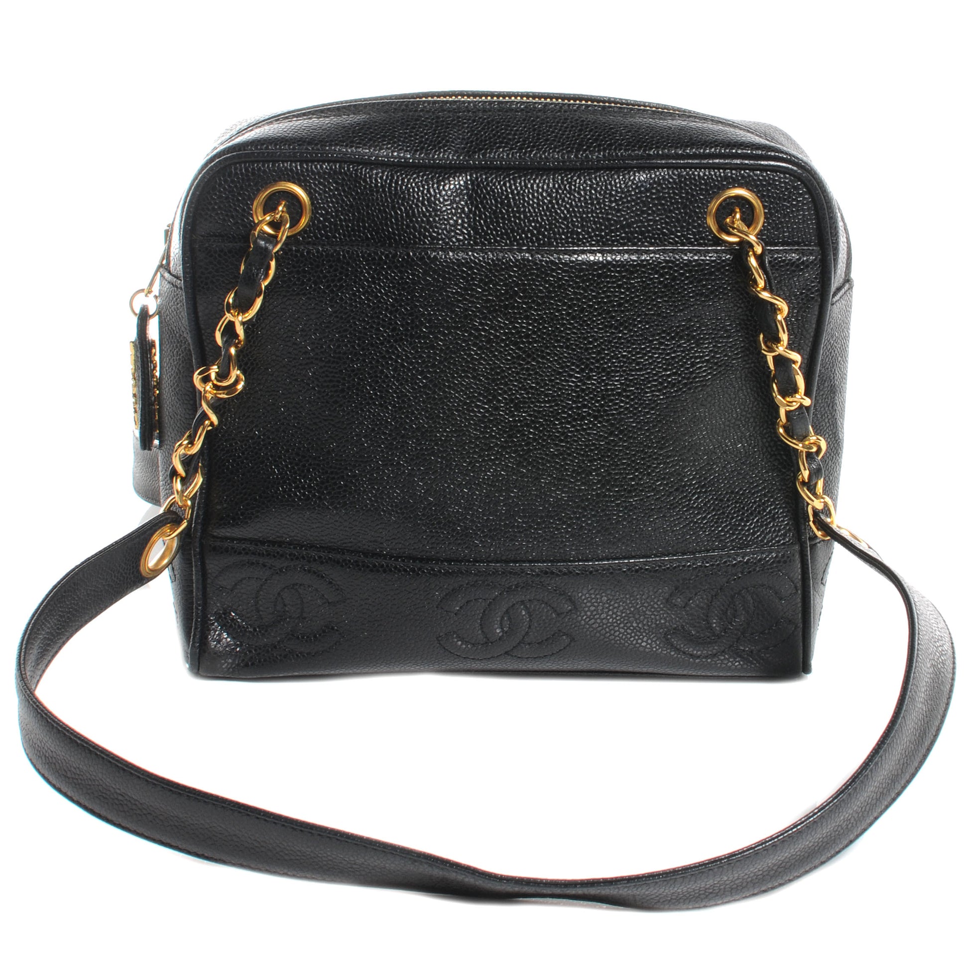 Chanel Caviar CC Shoulder Bag Black 1 of 7