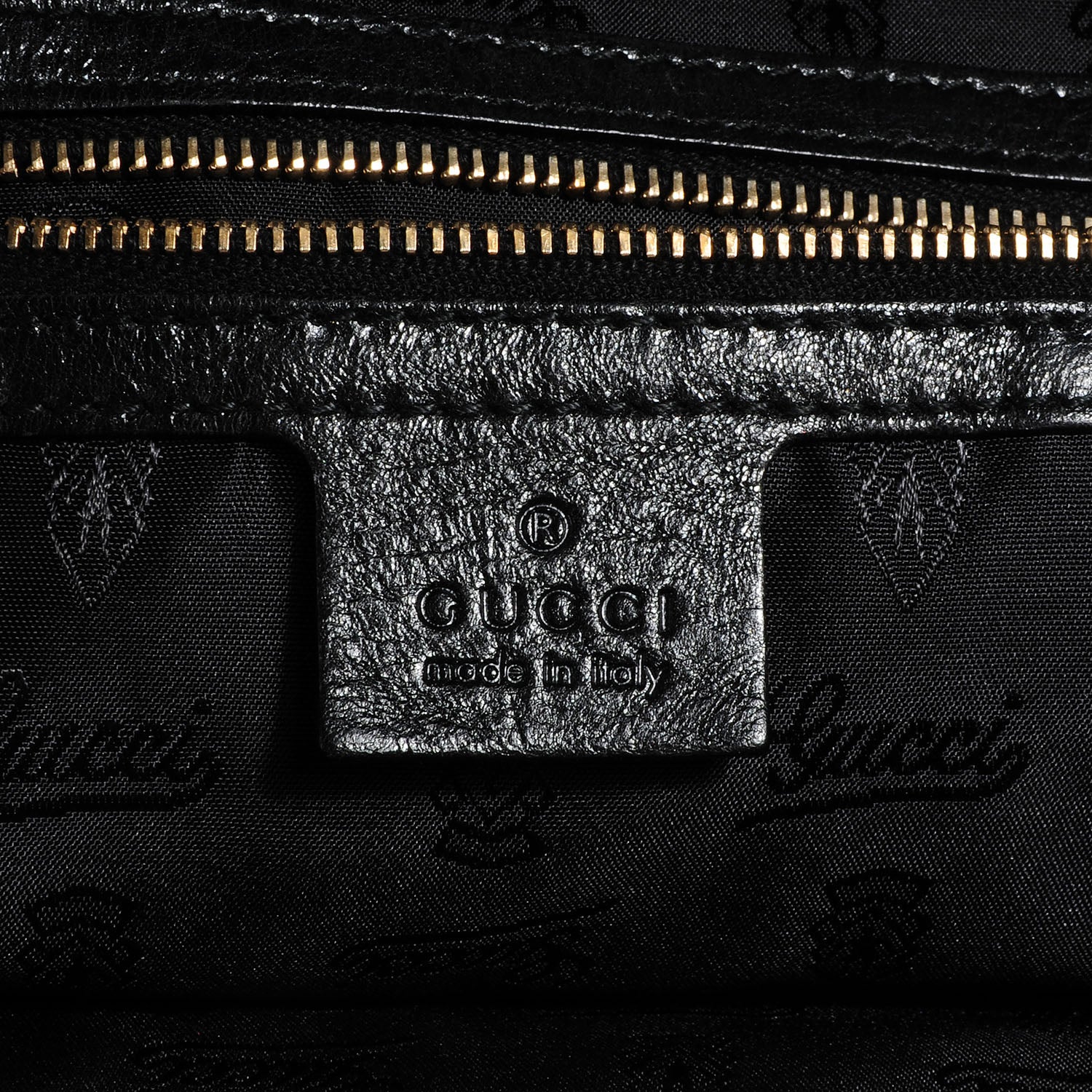 Gucci Leather Irina Tote Black 6 of 7
