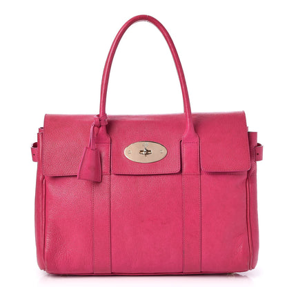 Mulberry Spongy Pebbled Calfskin Bayswater Hot Fuchsia 1 of 11