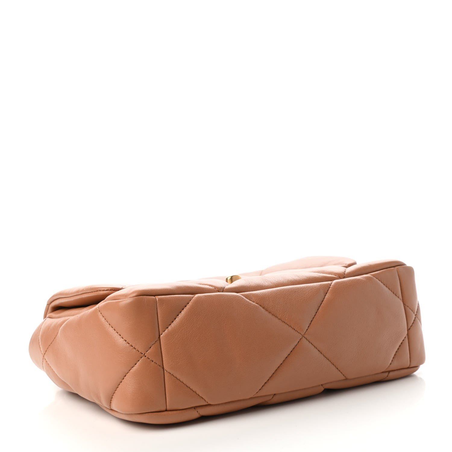 Chanel Lambskin Quilted Medium Chanel 19 Flap Brown 4 of 11