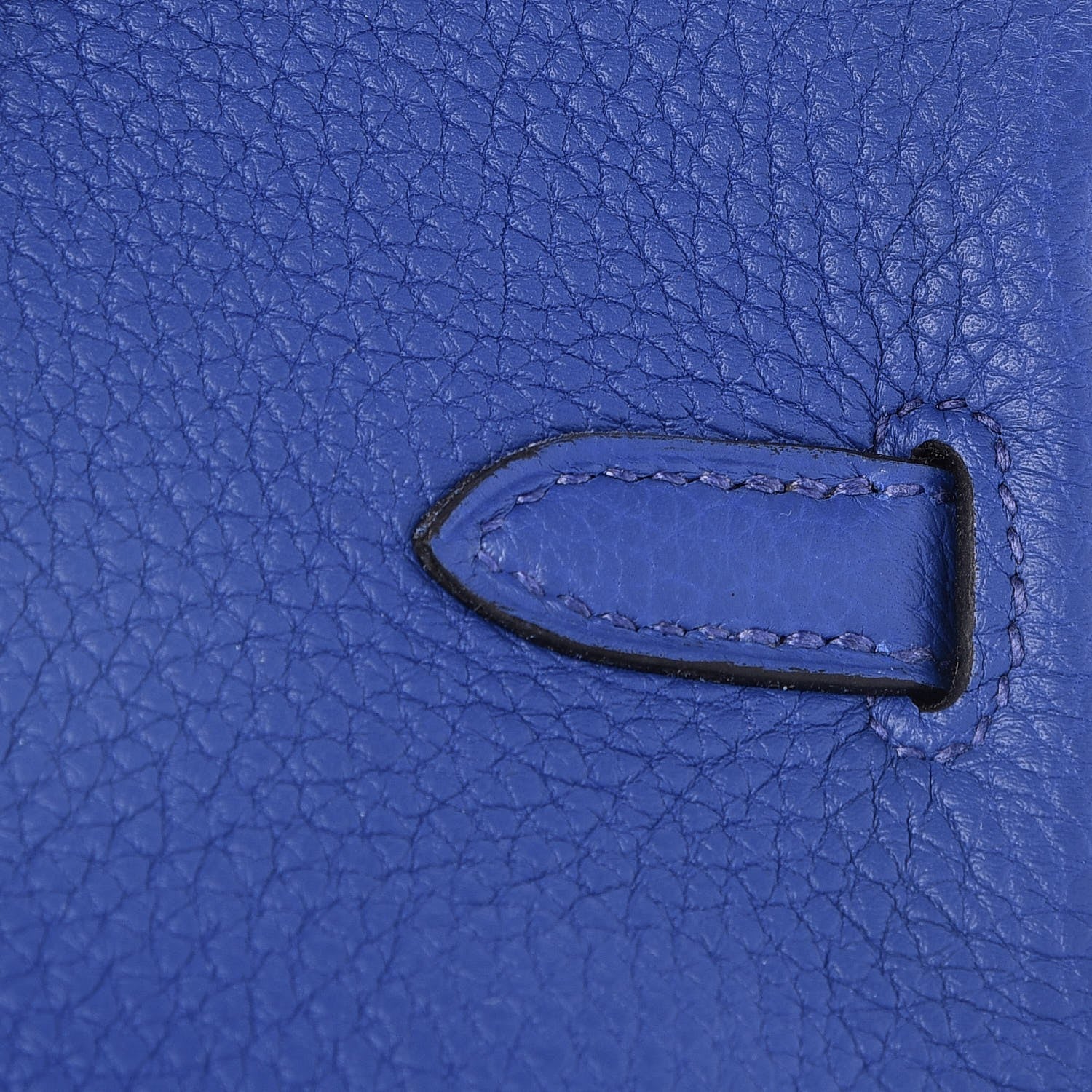 Hermes Togo Birkin 25 Bleu Electrique 28 of 34