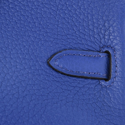 Hermes Togo Birkin 25 Bleu Electrique 28 of 34