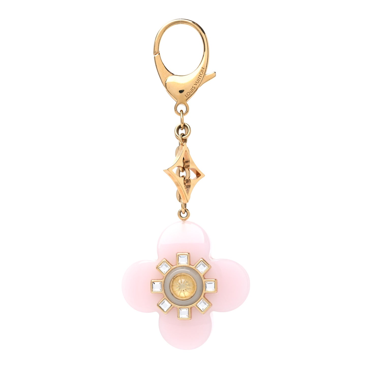 Fleur d'Etoile Bag Charm Rose
