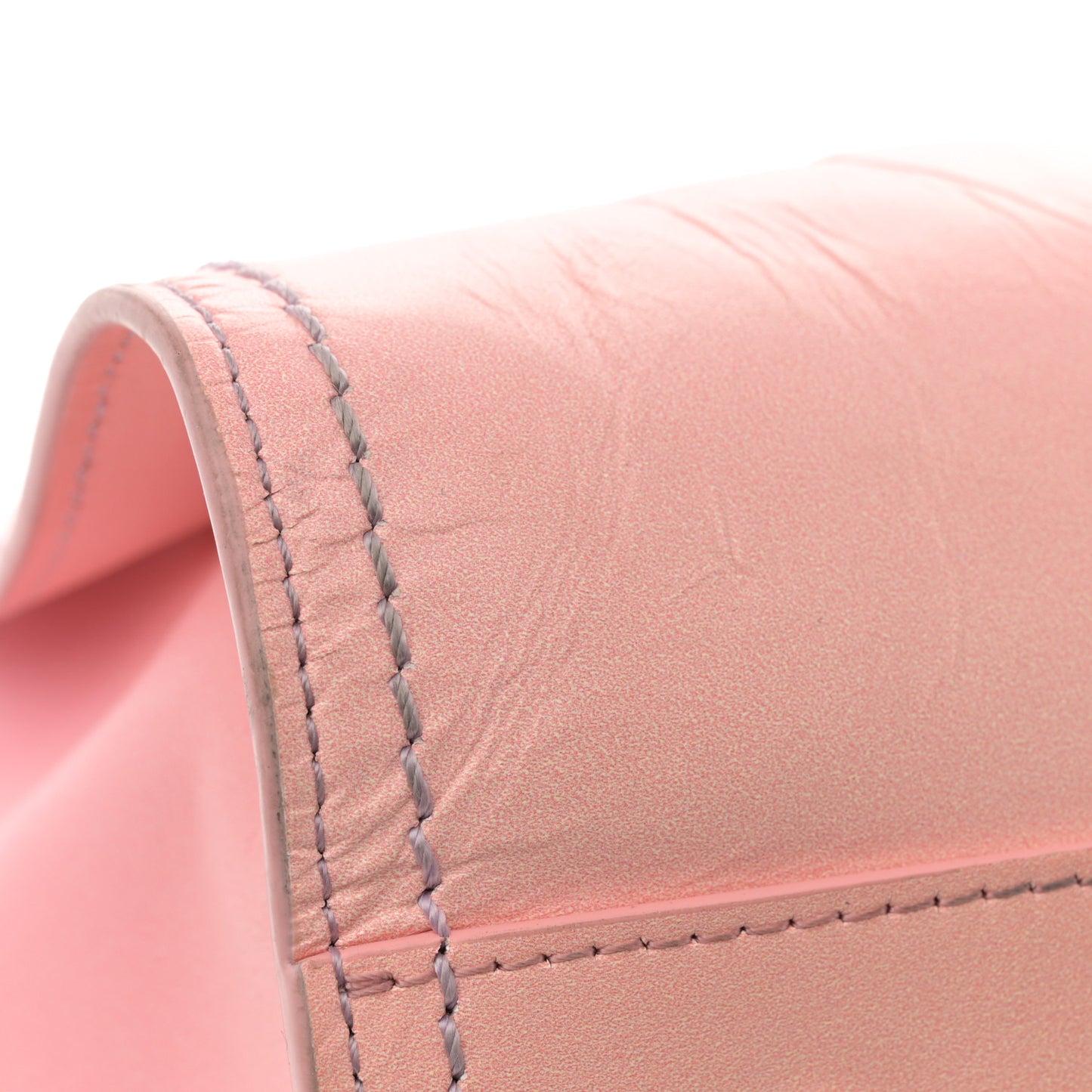 Shaded Calfskin Small Deauville Tote Light Purple Pink Coral