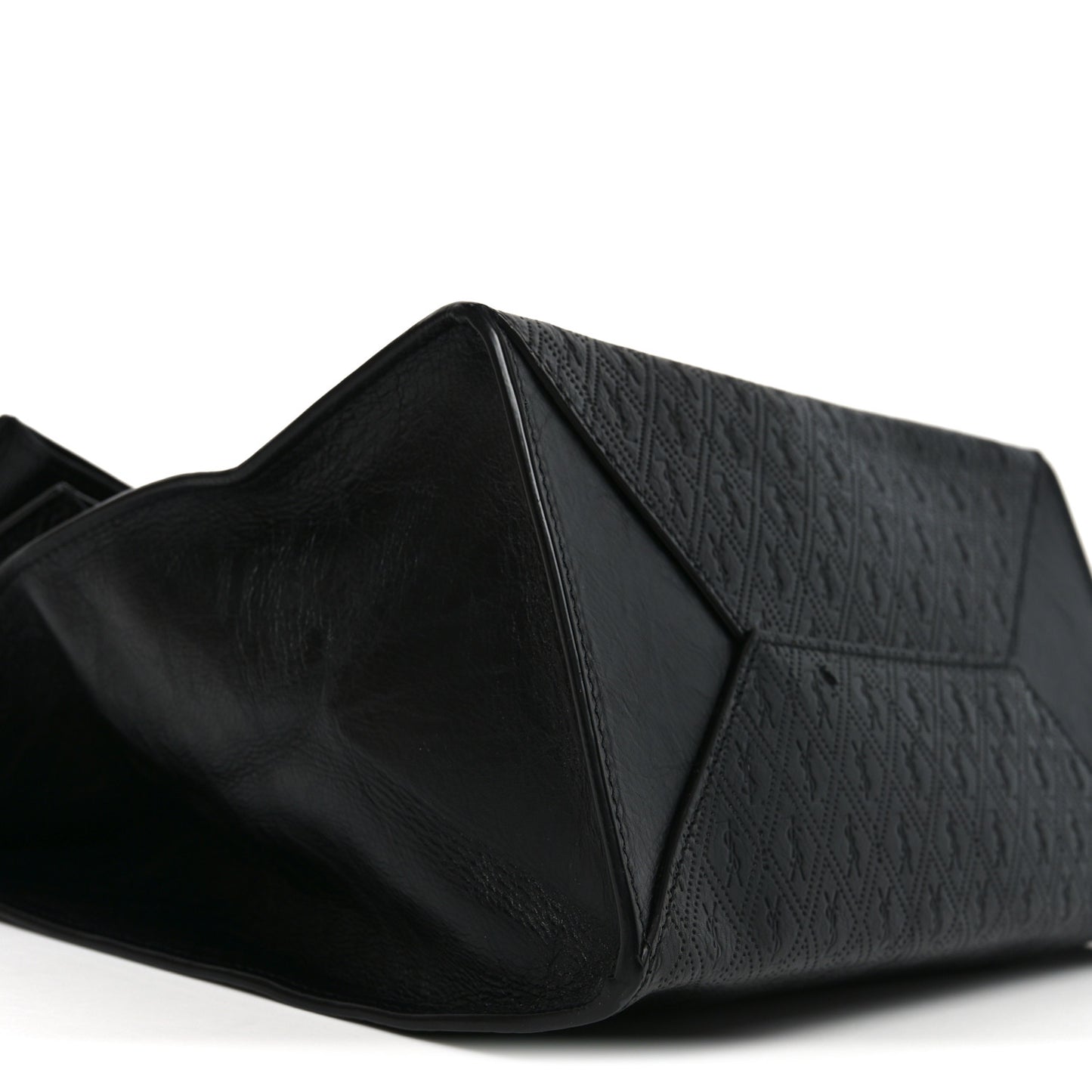 Calfskin Monogram Deli Paper Bag Vintage Black