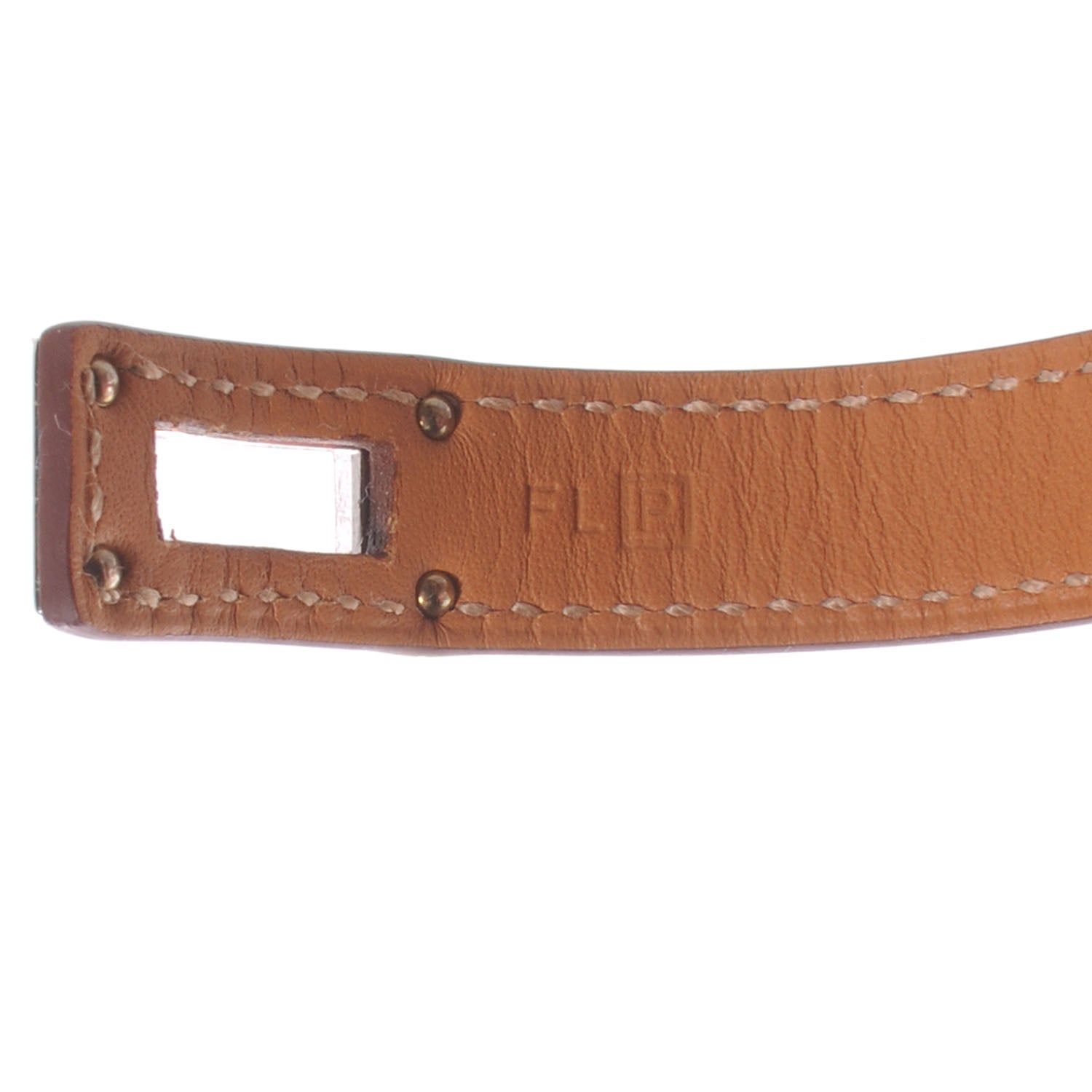 Hermes Natural Barenia Kelly Double Tour Bracelet Small 5 of 5