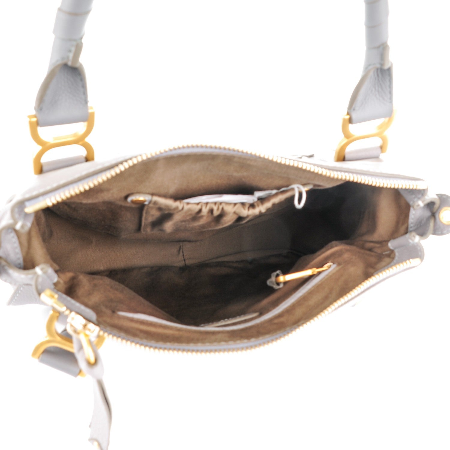 Chloe Calfskin Medium Marcie Satchel Cashmere Grey 5 of 8