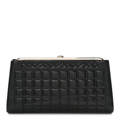 Chanel Lambskin Crystal CC Quilted Clutch Black 1 of 13