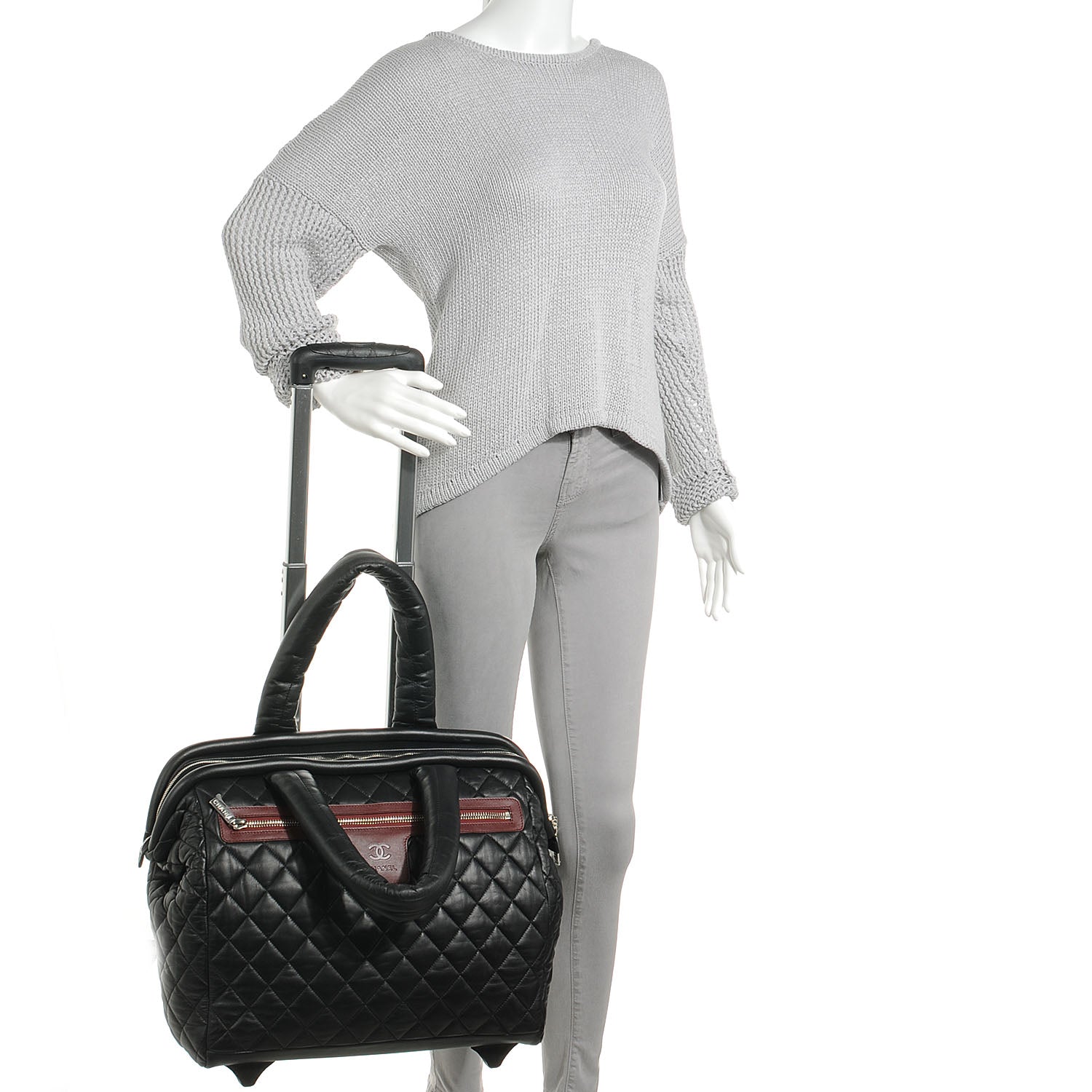 Chanel Quilted Lambskin Coco Cocoon Trolley Black 2 of 7