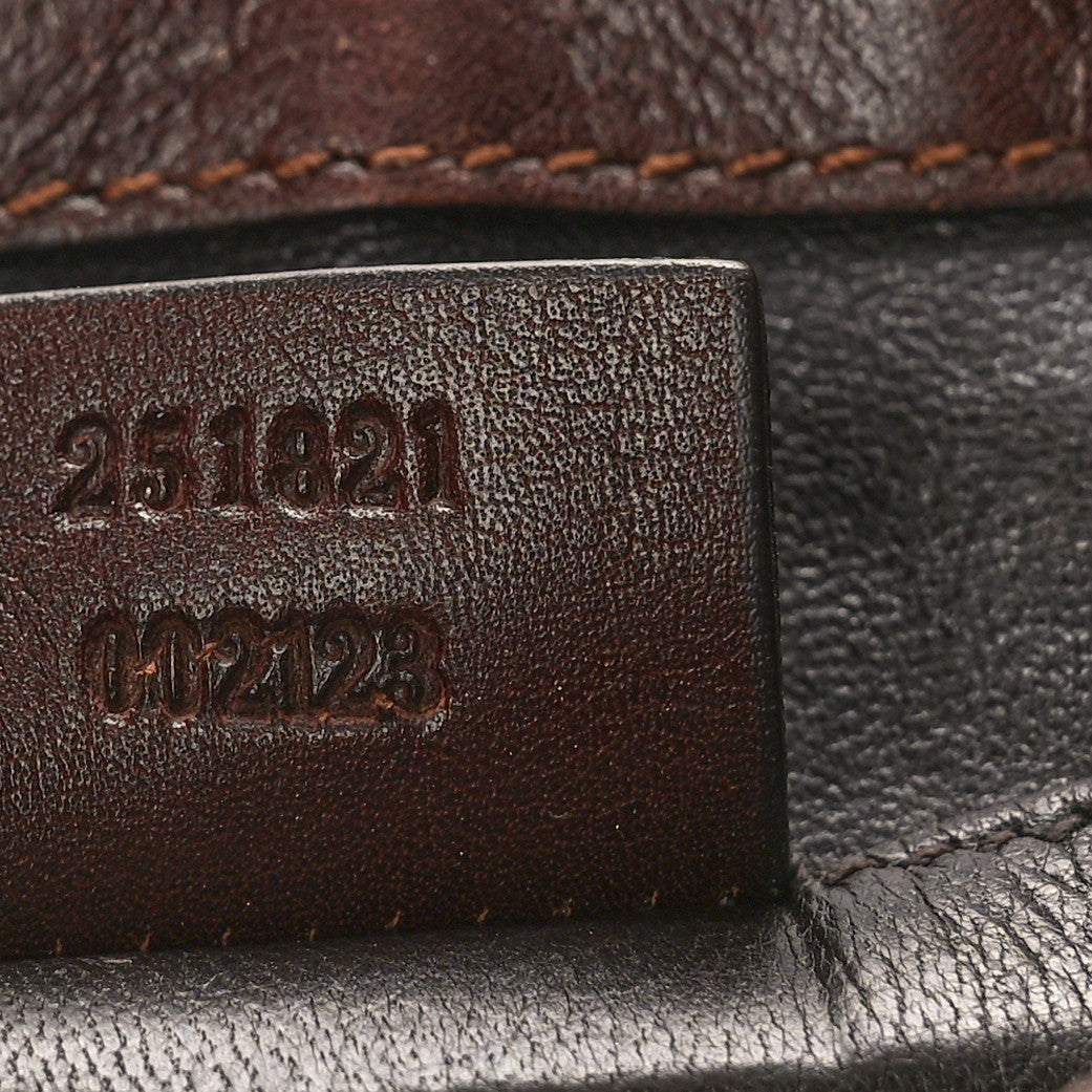 Snakeskin Small 1973 Chain Shoulder Bag Brown