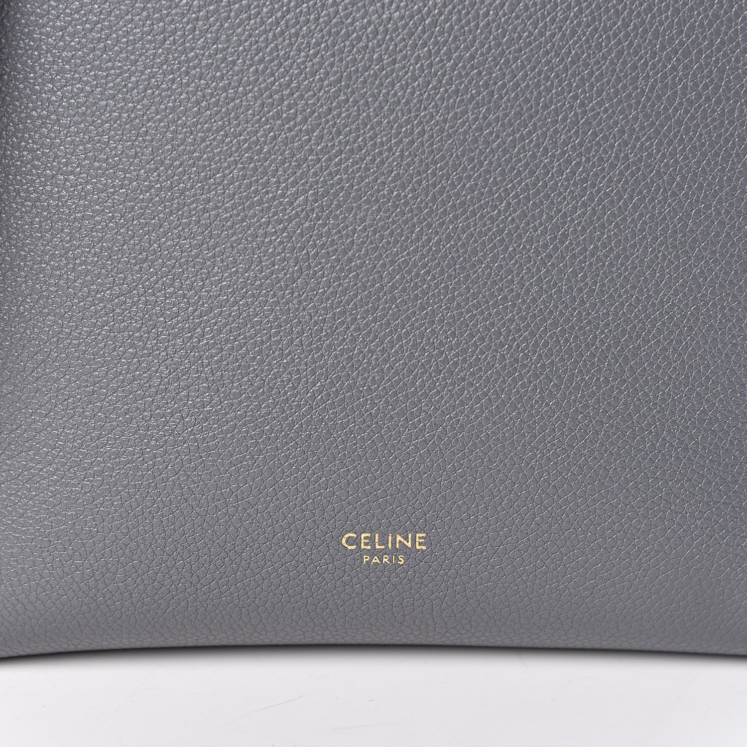 Celine Soft Grained Calfskin Small Sangle Bucket Bag Grey 7 of 9