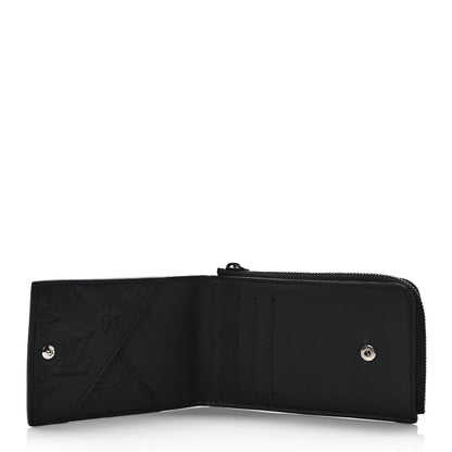 Louis Vuitton Calfskin Monogram Shadow Hybrid Wallet Black 6 of 7