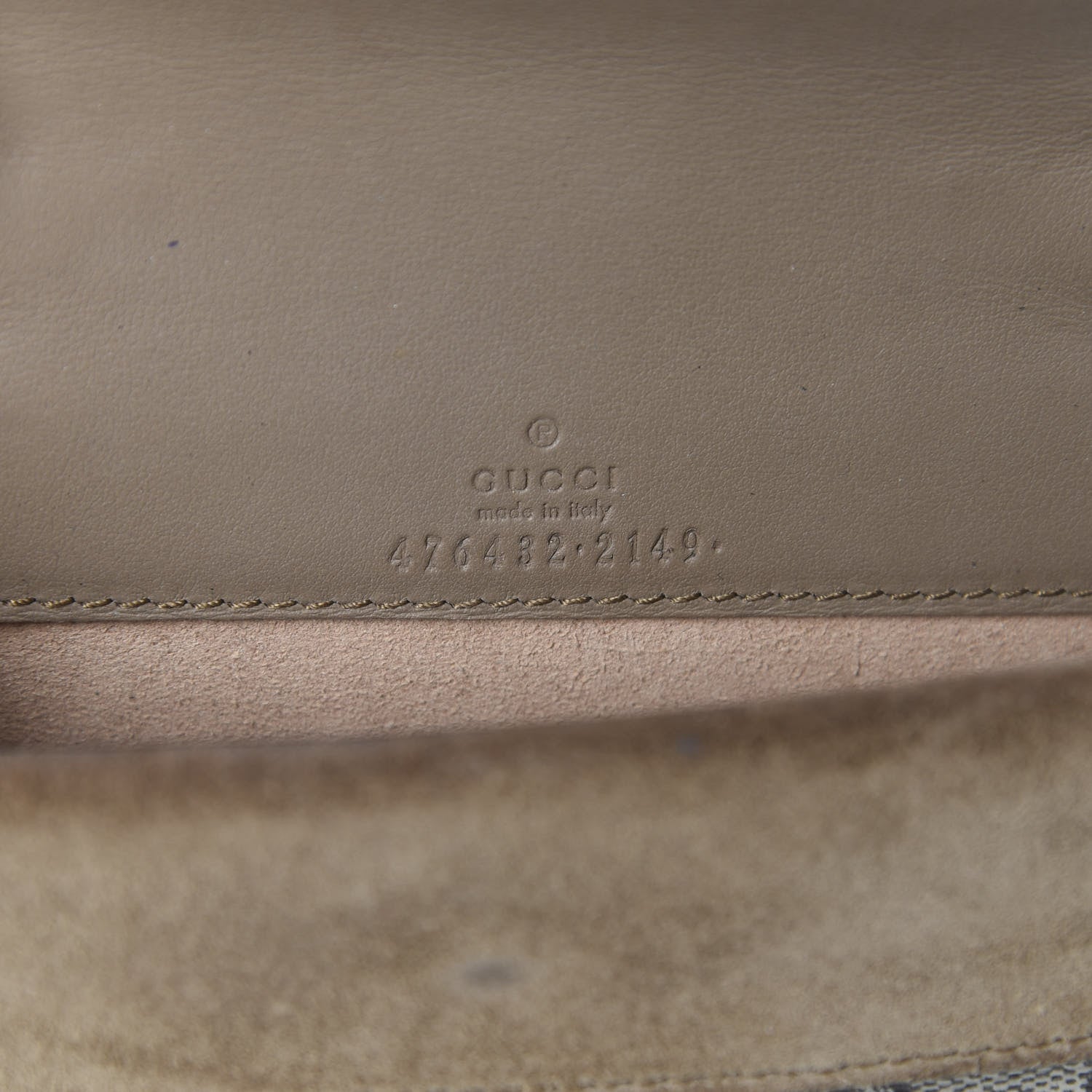 Gucci GG Supreme Monogram Super Mini Dionysus Shoulder Bag Taupe 7 of 9