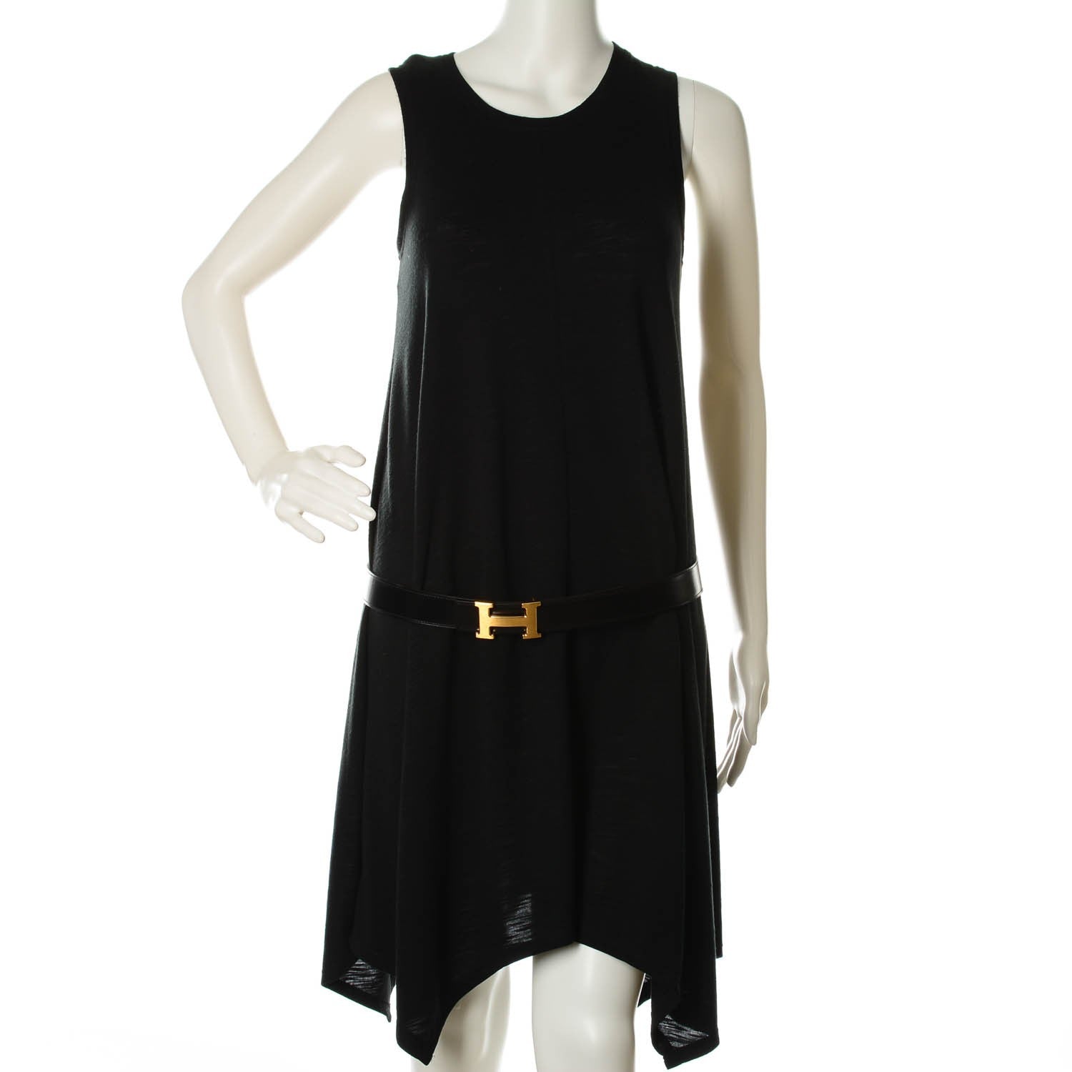 Hermes Box Togo 32mm H Belt 95 Black Gold 2 of 7