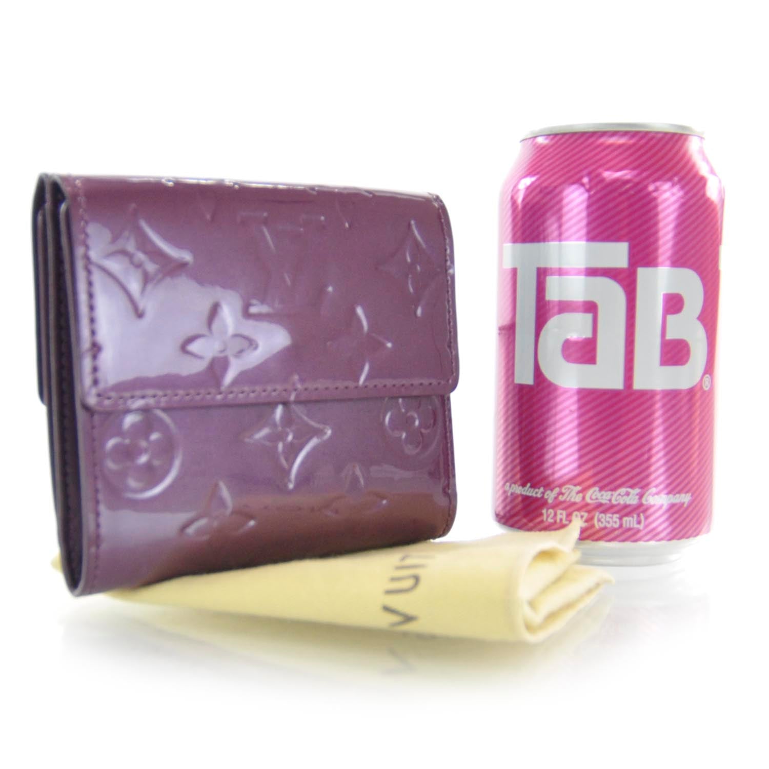 Louis Vuitton Vernis Elise Wallet Violet 2 of 5