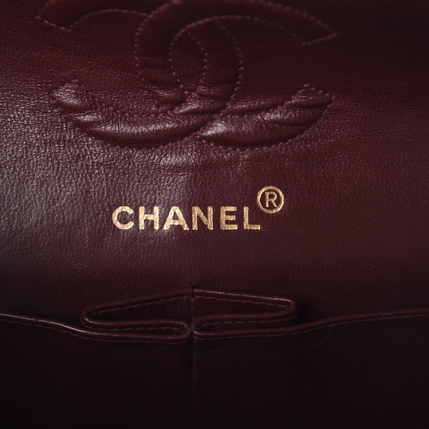 Lambskin Quilted Small Double Flap Black
