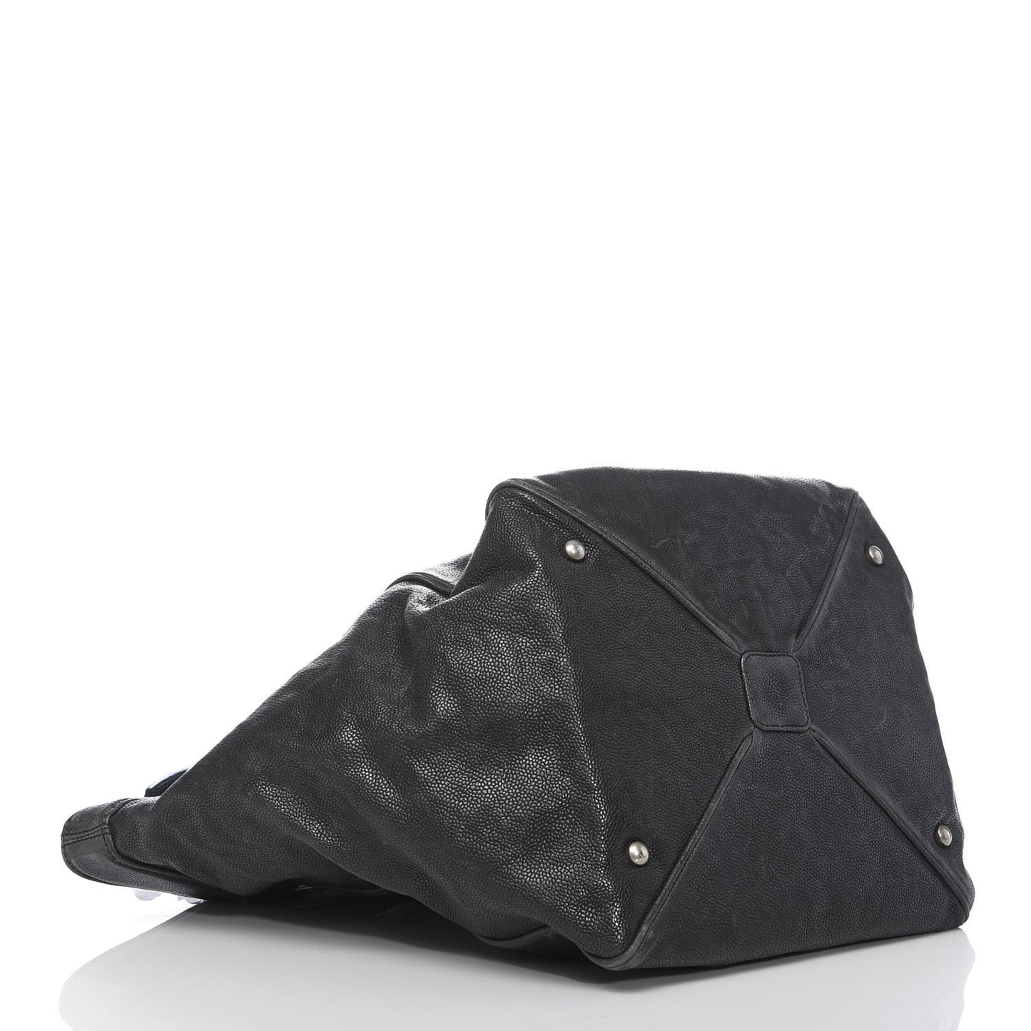 Distressed Caviar Outdoor Ligne Tote Black
