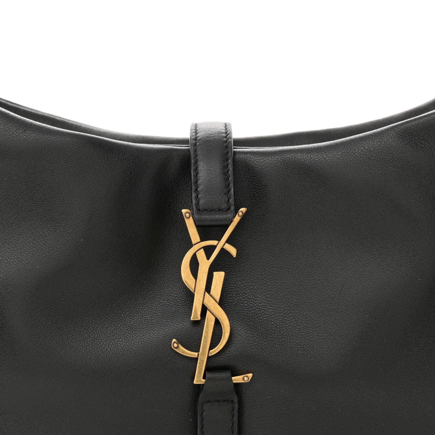 Saint Laurent Padded Lambskin Le 5 A 7 Hobo Black 8 of 11