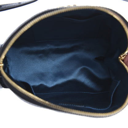Gucci Suede Patent Web GG Small Ophidia Dome Shoulder Bag Black 5 of 13
