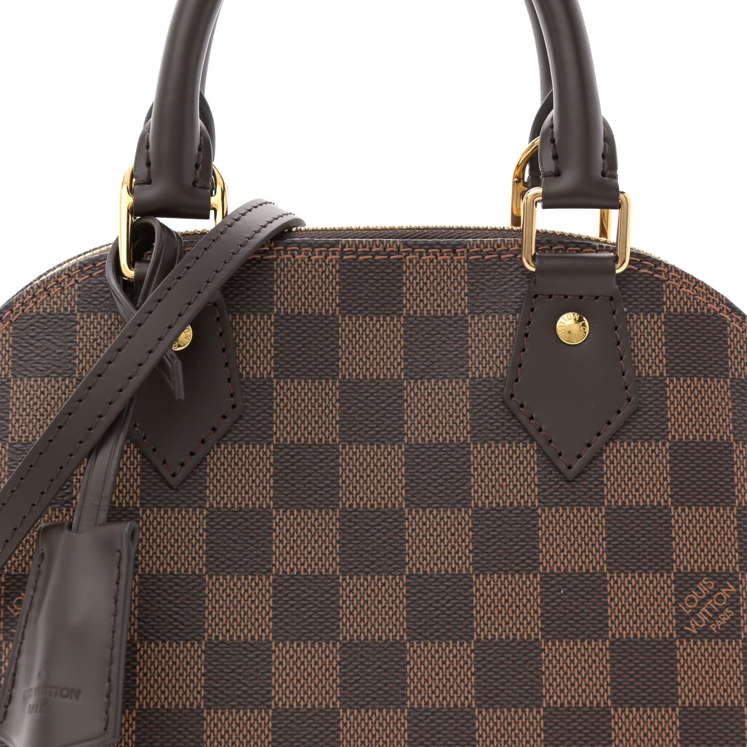 Louis Vuitton Damier Ebene Alma BB 7 of 9