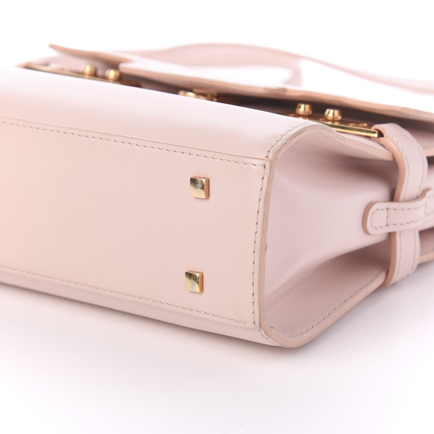 Delvaux Smooth Calfskin Mini Tempete Satchel Pink 8 of 11