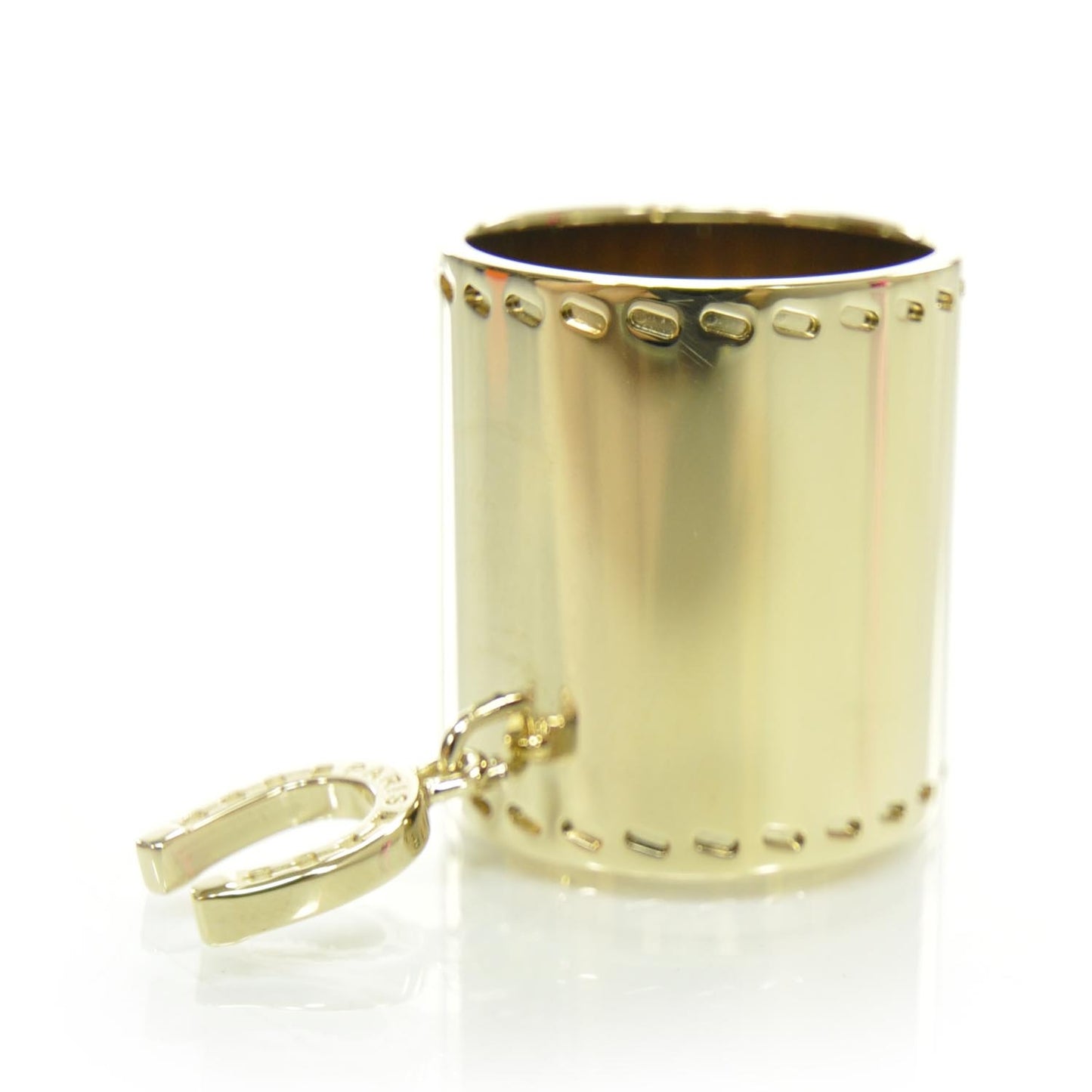 Charms Fer a Cheval Horseshoe Scarf Ring Gold