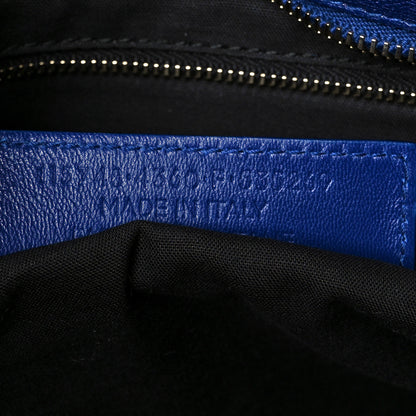 Balenciaga Chevre Gold Metallic Edge Hardware City Bleu Roi 8 of 11