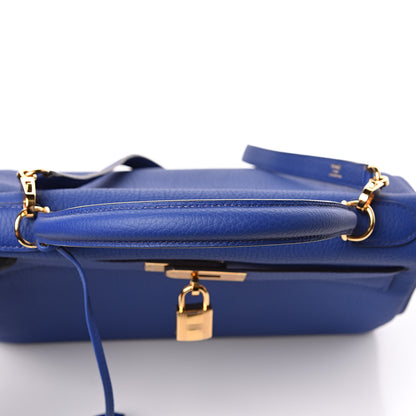 Hermes Togo Kelly Retourne 32 Bleu Electrique 33 of 33