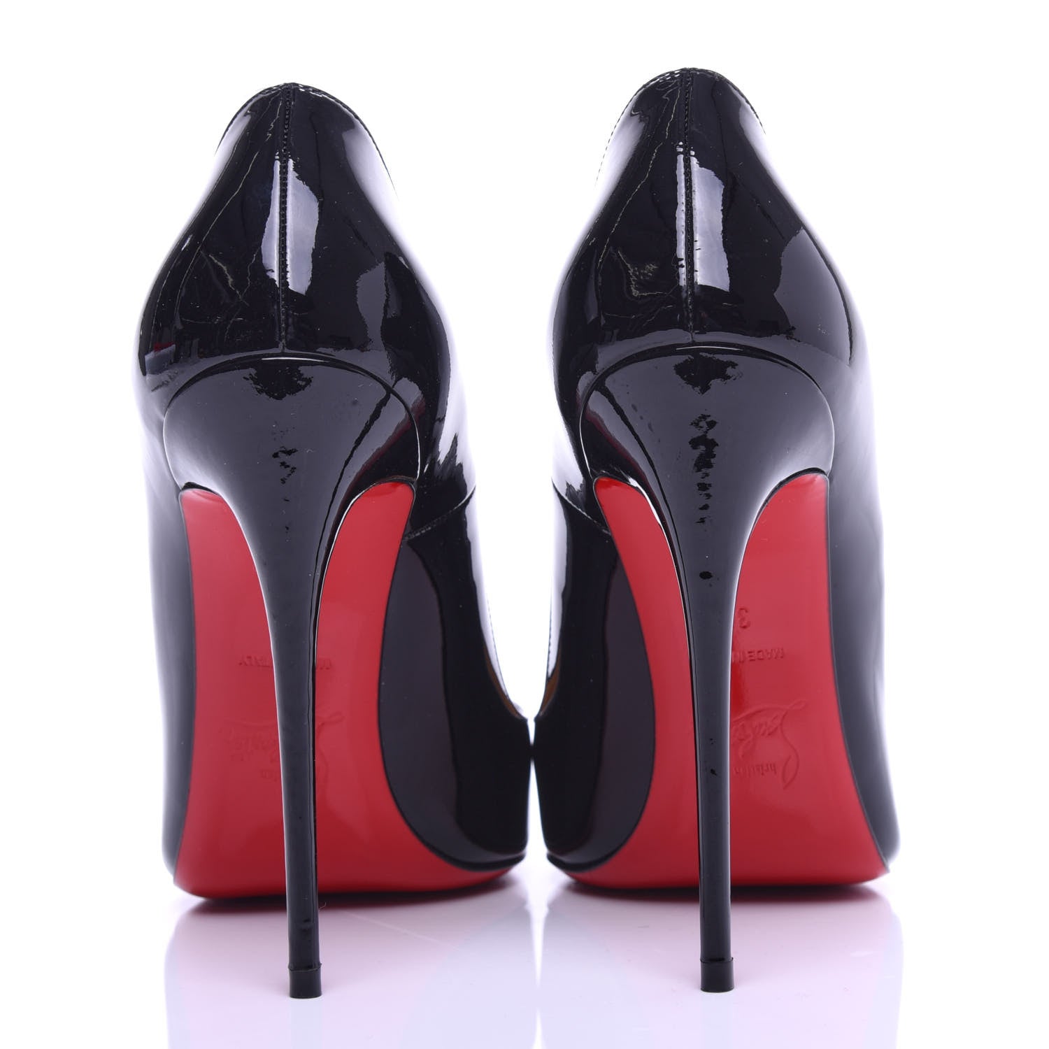 Christian Louboutin Patent So Kate 120 Pumps 38 Black 6 of 8