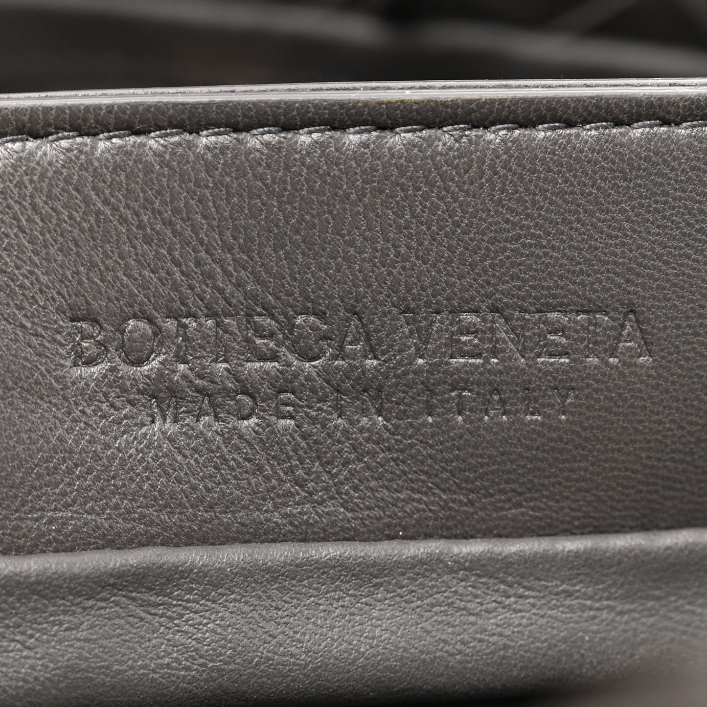 Nappa Intrecciato New Roma Tote Grey