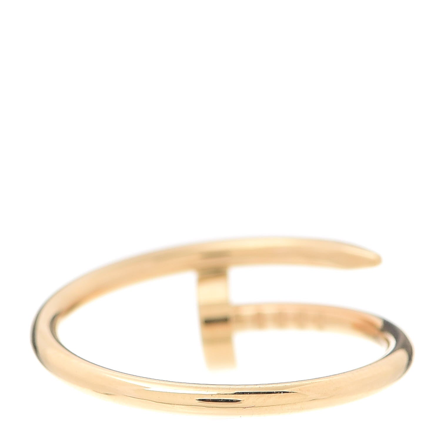 Cartier 18K Yellow Gold Small Juste Un Clou Ring 53 6.25 3 of 5