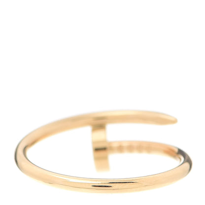 Cartier 18K Yellow Gold Small Juste Un Clou Ring 53 6.25 3 of 5