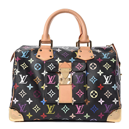 Louis Vuitton Monogram Multicolor Speedy 30 Black 1 of 9