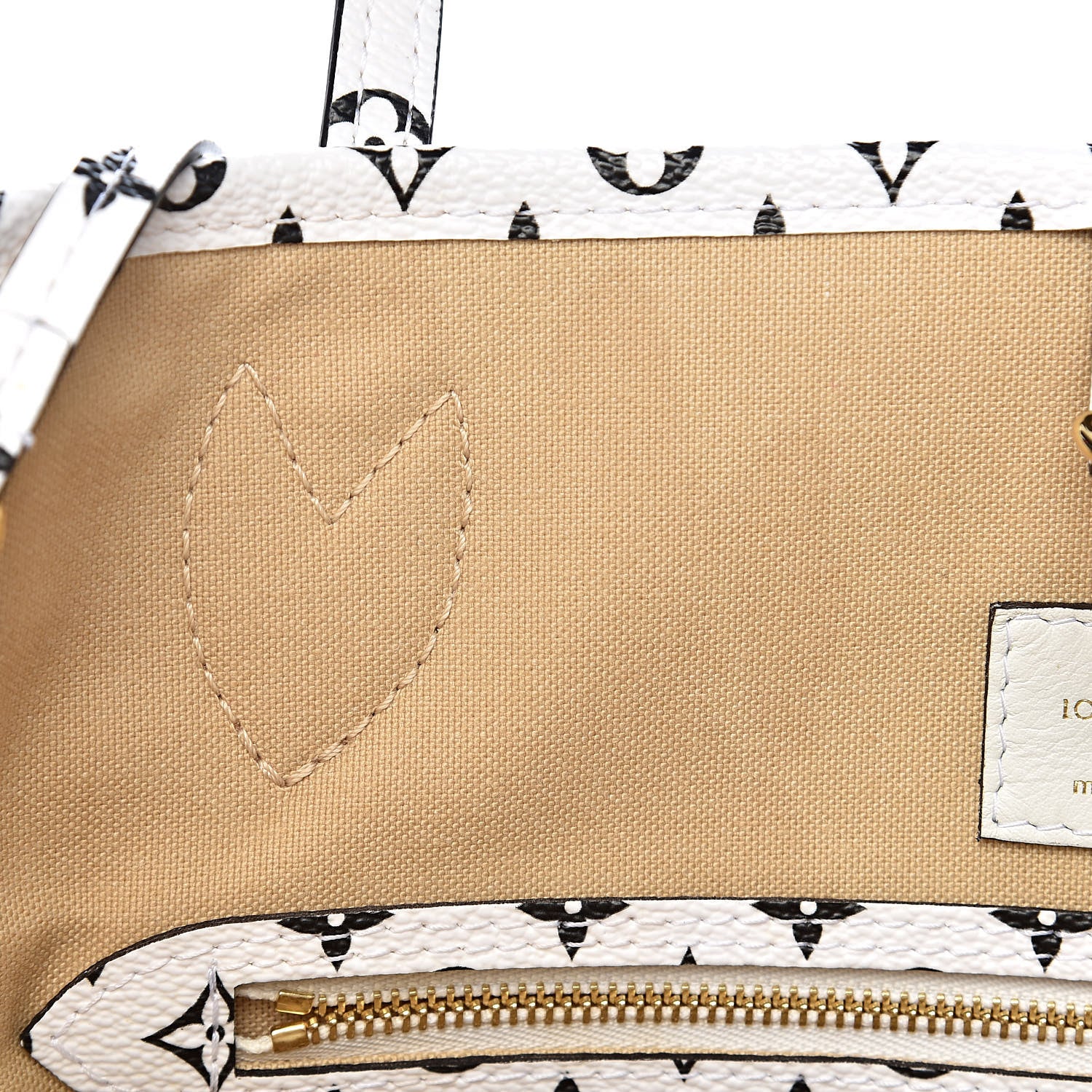 Louis Vuitton Monogram Giant Neverfull MM Kaki 11 of 15