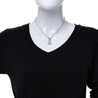 Hermes Sterling Silver Constance Amulettes Pendant Necklace 2 of 5