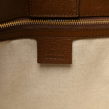 Gucci Monogram Horsebit 1955 Tote Bag Beige Brown Sugar 7 of 10