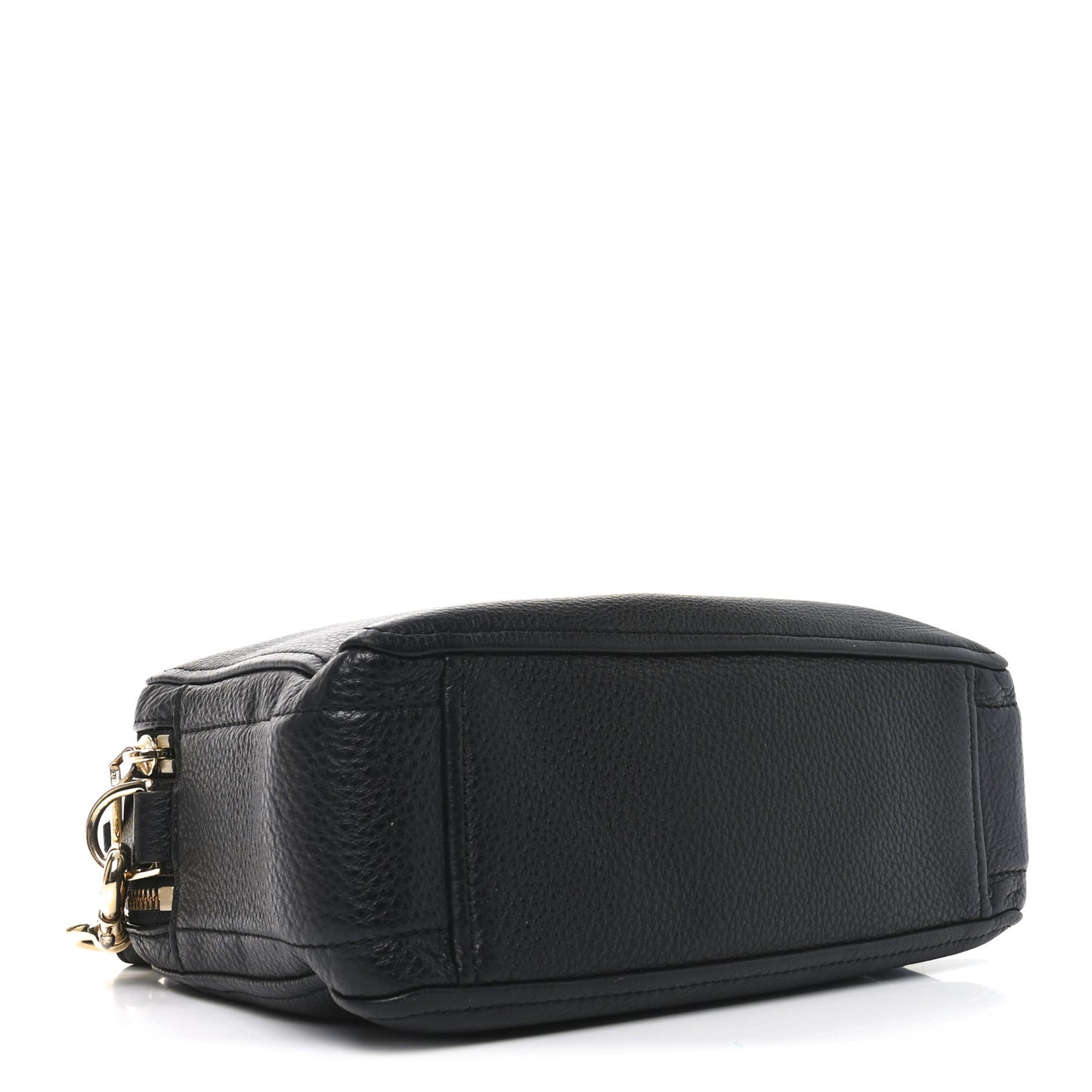 Supple Natural Grain Calfskin The Softshot 27 Bag Black
