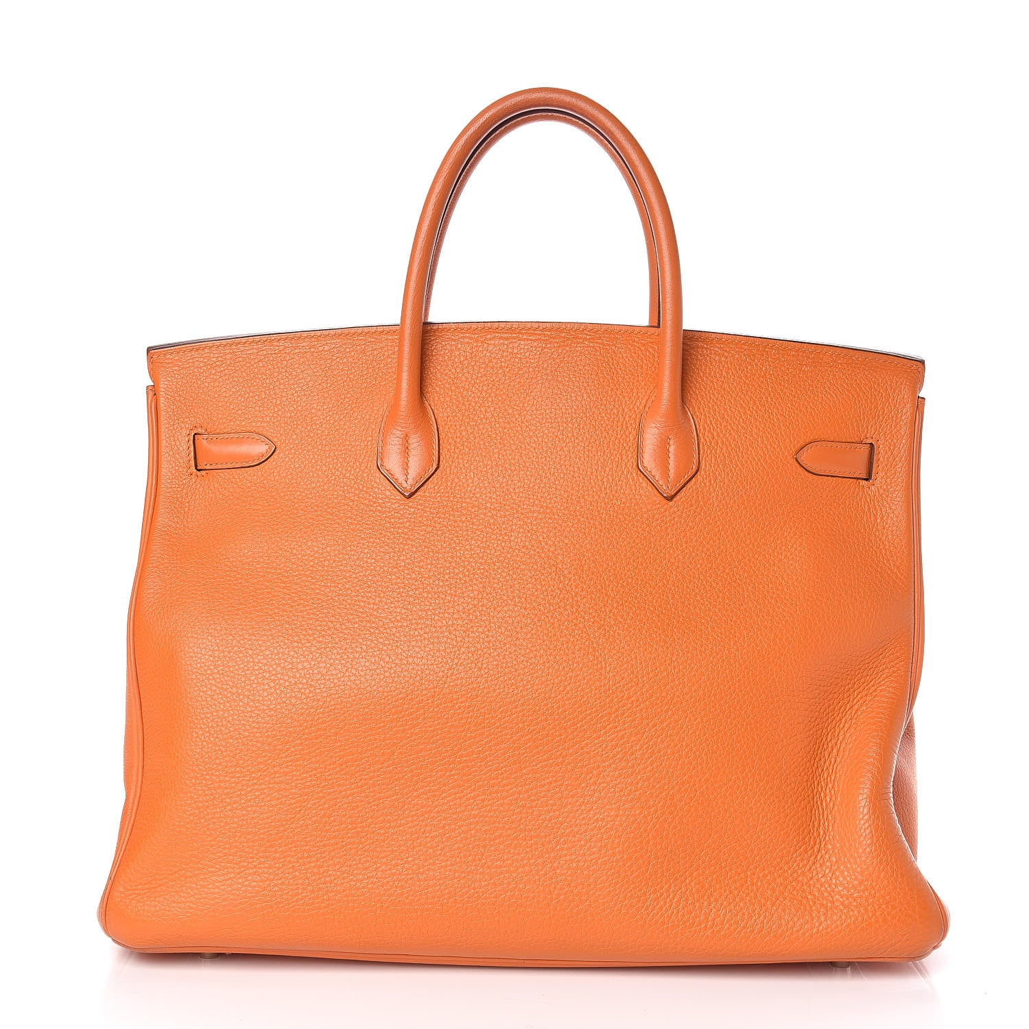 Hermes Taurillon Clemence Birkin 40 Orange 4 of 33