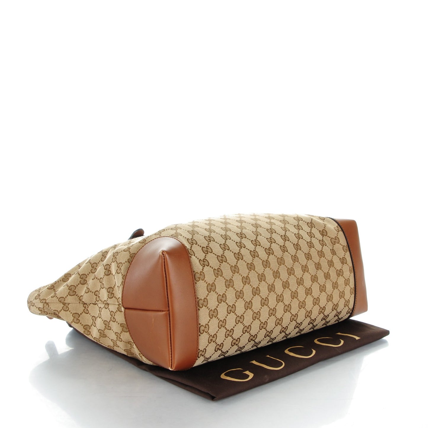 Monogram Large Original Tote Tan