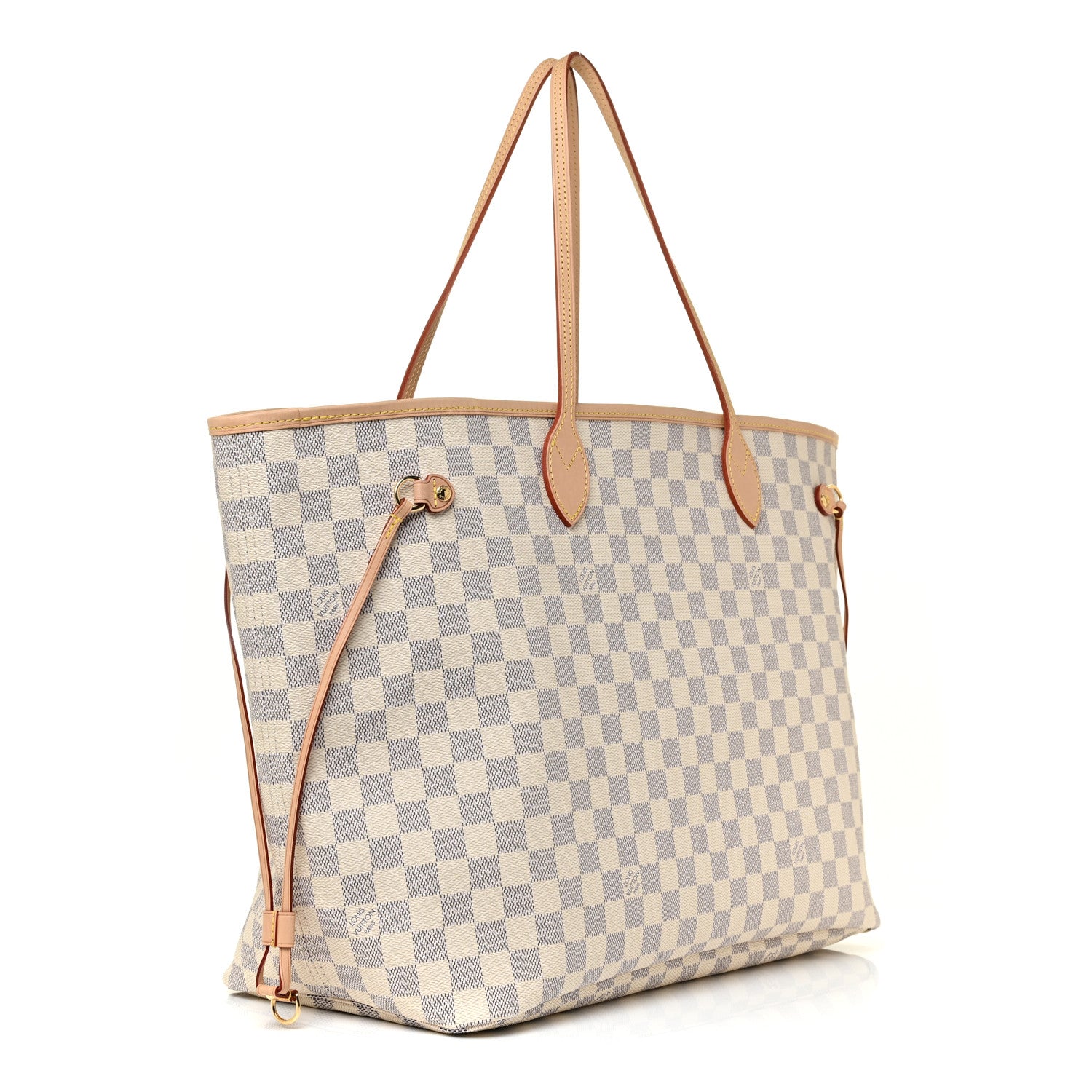 Louis Vuitton Damier Azur Neo Neverfull GM Rose Ballerine 4 of 10