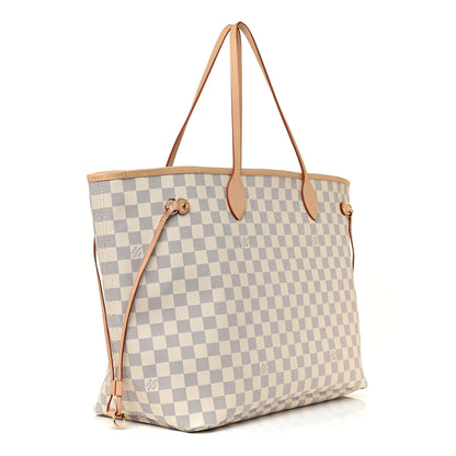 Louis Vuitton Damier Azur Neo Neverfull GM Rose Ballerine 4 of 10