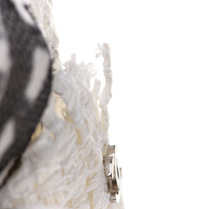 Chanel Fantasy Tweed Camellia Pin Brooch Ivory 5 of 6