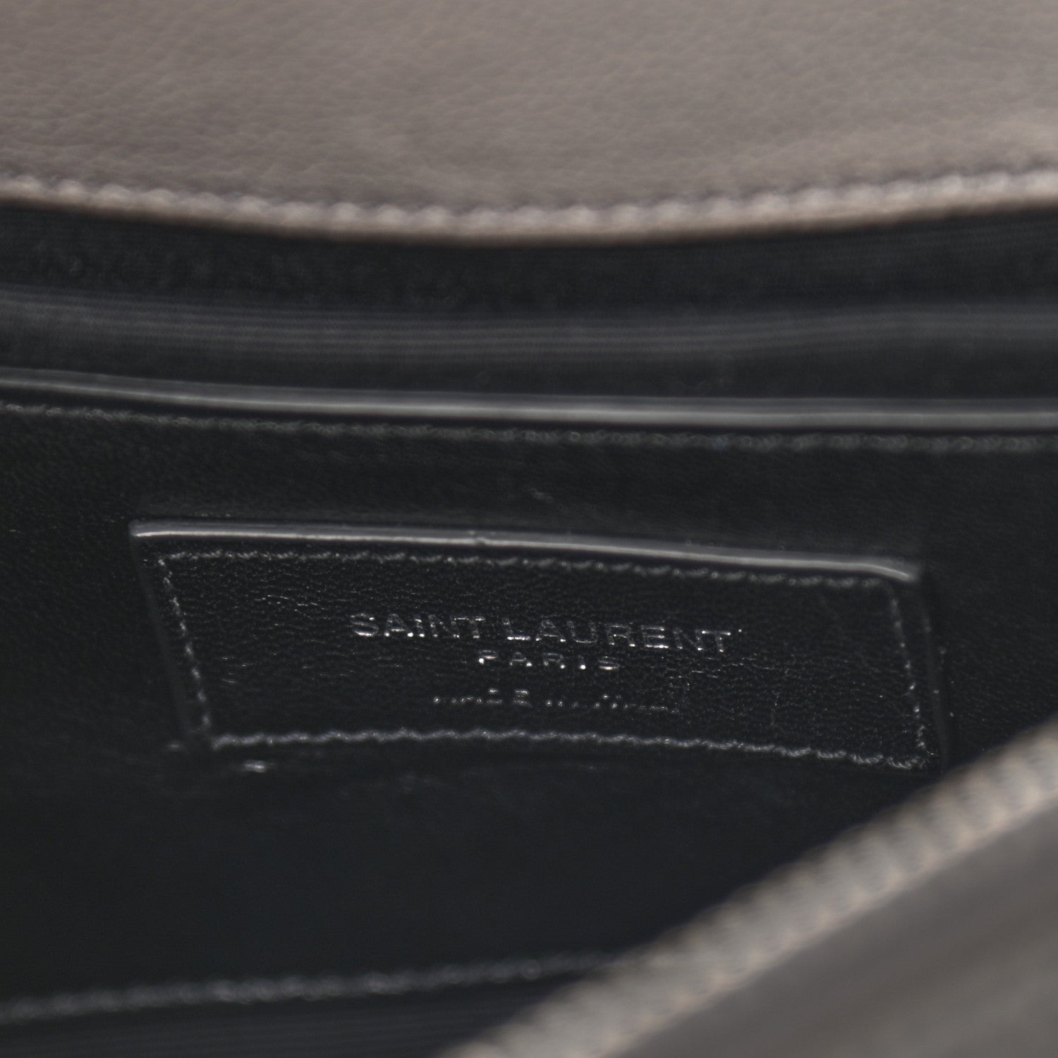 Saint Laurent Matelasse Chevron Monogram Large College Satchel Grey 6 of 9