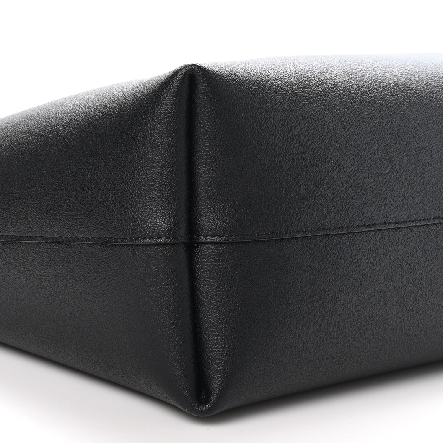 Saint Laurent Calfskin Large Shopping Tote Black 10 of 12
