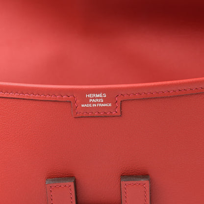 Hermes Swift Jige Elan 29 Clutch Vermillion 6 of 7
