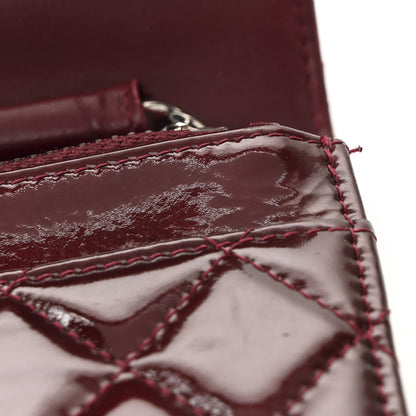 Chanel Patent Quilted Brilliant Wallet On Chain WOC Red 23 of 25